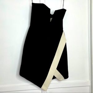 MASON structured bodice mini dress size 2 worn twice then dry cleaned